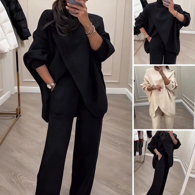 Conjunto Mujer Oversize Suéter y Pantalón Atena
