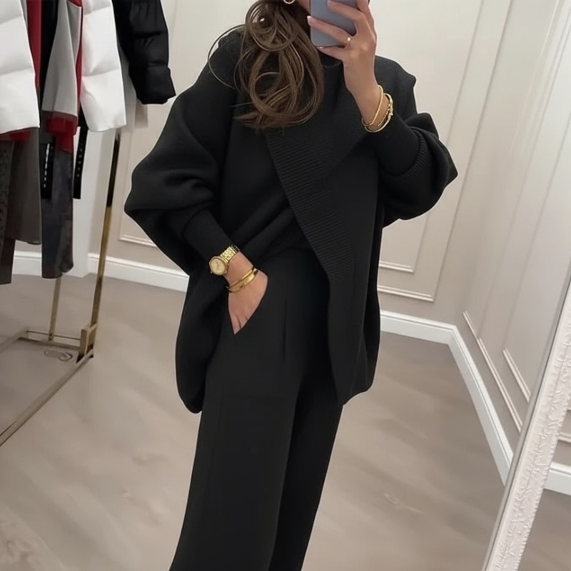 Conjunto Mujer Oversize Suéter y Pantalón Atena