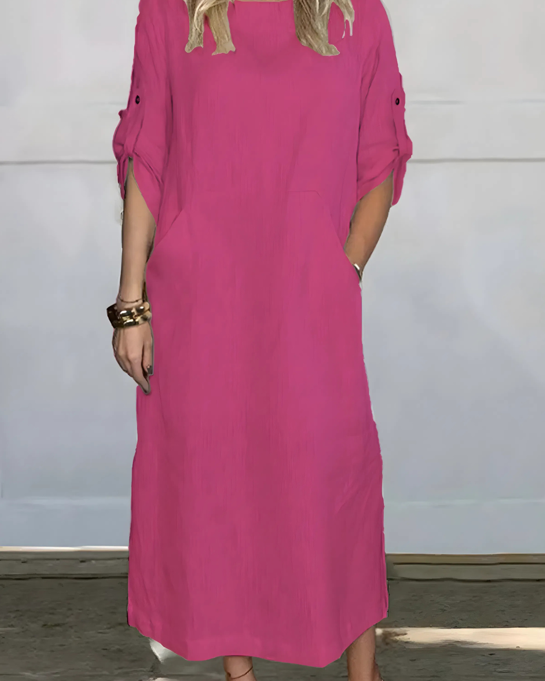 Vestido Casual Mujer de Lino Susan